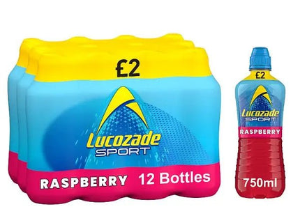 Lucozade Sport Drink Raspberry 750ml (Case of 12)