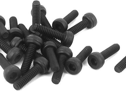 10pc M2 Cap Head Hex Screw Pack Black