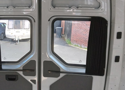 For MAN TGE / New Crafter Premium 1 x Barndoor Window Curtains Campervan Conversion Blackout Van-X