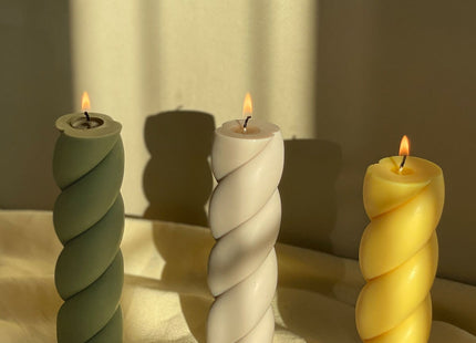 Marshmallow Shaped Pillar Candle