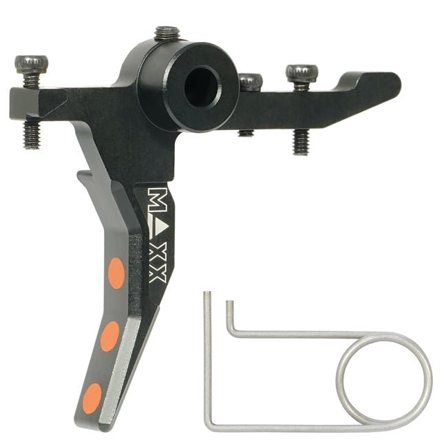Maxx  CNC Aluminium Advanced Trigger (Style C) (Black) For MTW