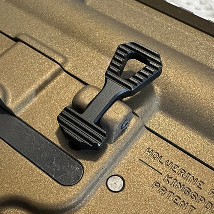 MAXX CNC Aluminium Enhanced Bolt Catch (Style A) (Black) For MTW