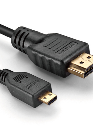 AV:Link 4K UHD HDMI to Micro HDMI Cable Gold Plated 1.5 Metre
