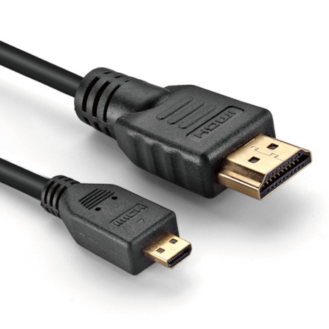 AV:Link 4K UHD HDMI to Micro HDMI Cable Gold Plated 1.5 Metre