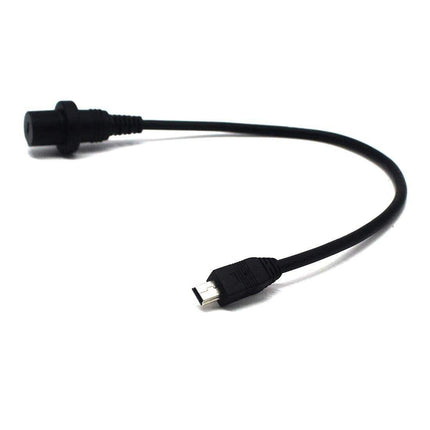 Mini Cable USB Male to Female Panel Mount 30cm Waterproof Dashboard