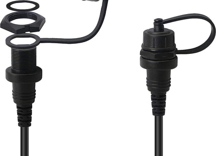 Mini Cable USB Male to Female Panel Mount 30cm Waterproof Dashboard