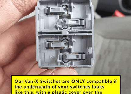 For VW Transporter T5.1 Electric Window Switch Caps – Interior Trim Styling Accessories - Van-X