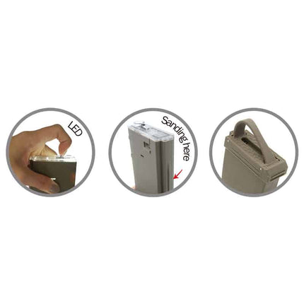 Modify Bhive 150 Round M4 Tracer Magazine (Black) Box of 5