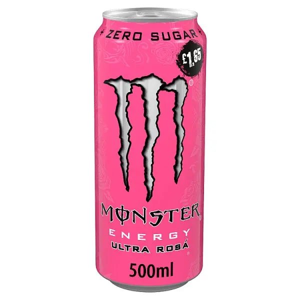 Monster Energy Drink Ultra Rosa Zero Sugar 500ml (Caase of 12)