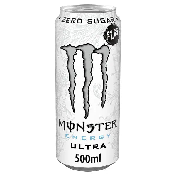 Monster Energy Drink Ultra Zero Sugar 500ml (Case of 12)
