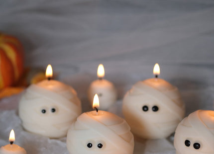 Mummy Ghost Candle Duo