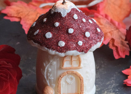 Mushroom House Candle