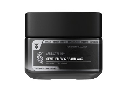 Clear Mustache Wax for a Natural Hold