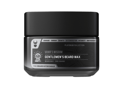 Clear Mustache Wax for a Natural Hold