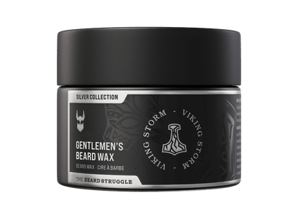 Clear Mustache Wax for a Natural Hold
