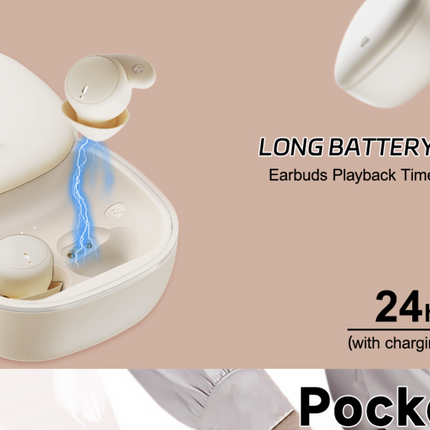 LOBKIN Sleep Headphones In Ear Bluetooth 5.4 Mini Invisible Soft Buds