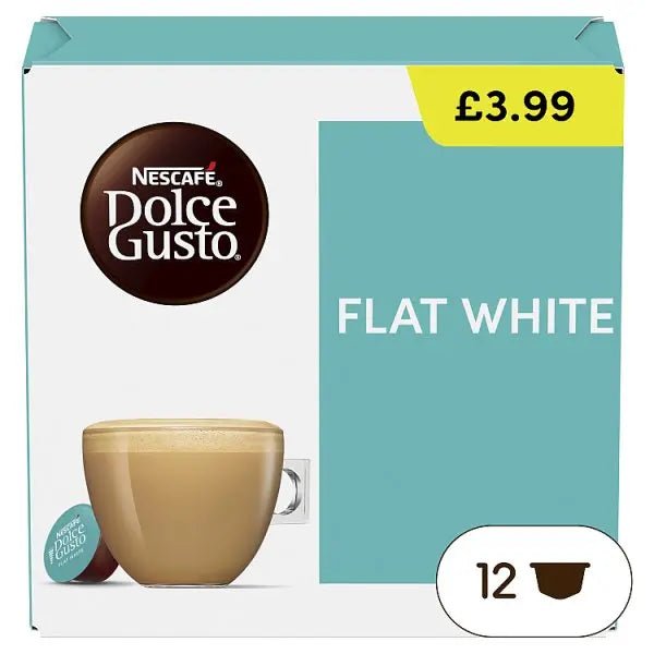 Nescafe Dolce Gusto Flat White 12 x 11.7g (140.4g)