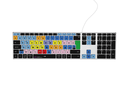 Avid Media Composer Keyboard | AB10 Backlit | Wired & Wireless | Mac & PC