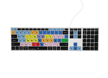 Avid Media Composer Keyboard | AB10 Backlit | Wired & Wireless | Mac & PC