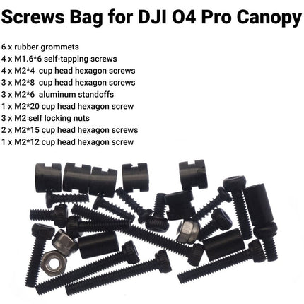 TuneRC DJI O4 Pro/ Lite Air Unit Mount V2 (PETG+Screw Bag)