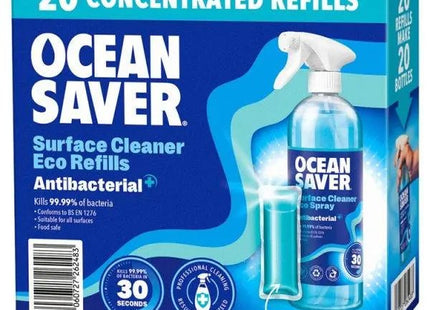 Ocean Saver Surface Cleaner Eco Refills Antibacterial 20 x 10ml