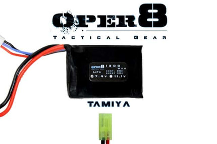 Oper8 7.4v LiPo 1300MAH Mini Battery