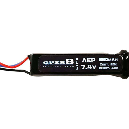 Oper8 AEP 7.4v 550MAH Lipo battery