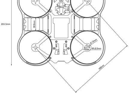 BetaFPV Pavo360 Invisible Whoop Frame