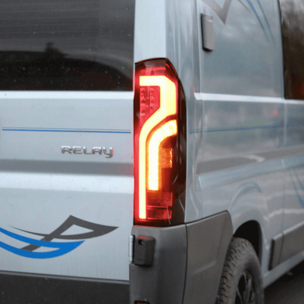 For Peugeot Boxer Full LED Rear Light Cluster | Tail Light, Rear Light Unit, Smoked LED Replacement | Van-X