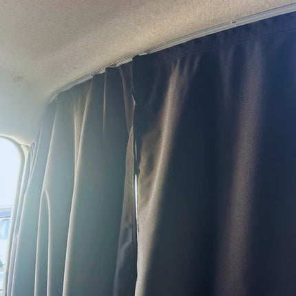 For Mercedes Dodge Sprinter Cab Divider Curtain Kit with Rail Premium Quality - Van-X