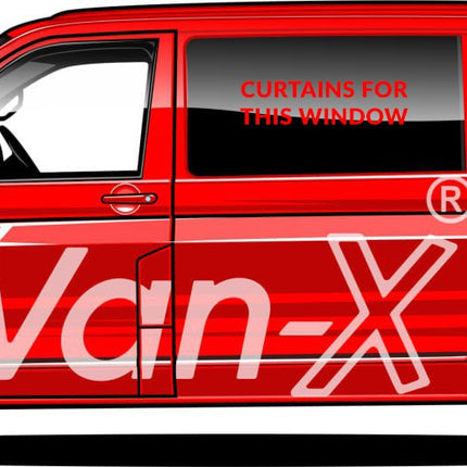 For Peugeot Expert Premium Window Curtains - Black/Black - CREATE YOUR OWN BUNDLE! | Van-X