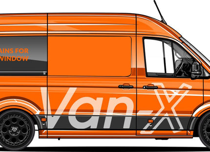 For VW Crafter Blackout Camper Curtains Black/Grey - Create Your Own Bundle | Van-X