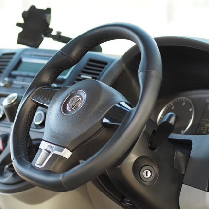 For VW T5.1 Transporter Premium Leather Steering Wheel Replacement Upgrade