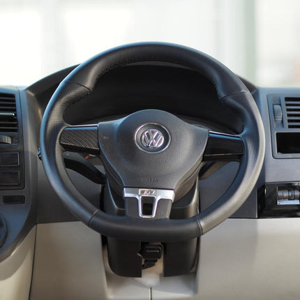 For VW T5.1 Transporter Premium Leather Steering Wheel Replacement Upgrade