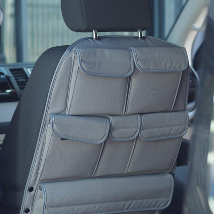 For VW T5 T5.1 Transporter Campervan Leatherette Back Seat Organiser – 2-Piece Bundle | Van-X