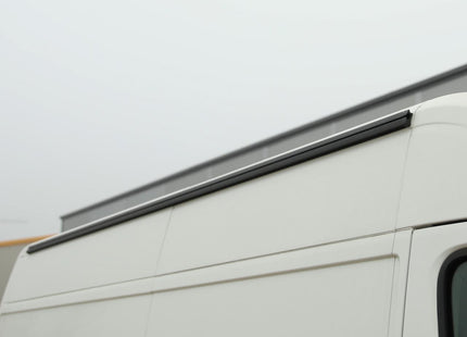 For Fiat Ducato / Ram ProMaster Campervan Black Awning Rails – Drive-Away & Reimo Compatible | Van-X
