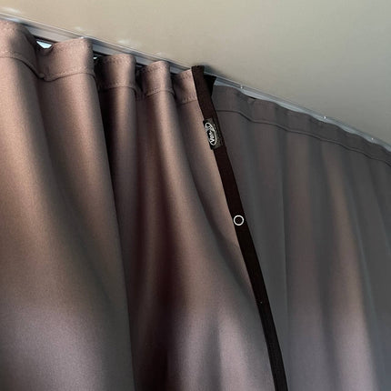 For Vauxhall Vivaro Cab Divider Curtain Kit with Rail Premium Quality - Van-X