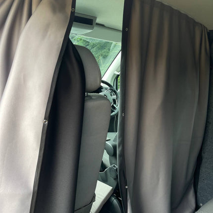 For Ford Transit Custom Cab Divider Curtain Kit with Rail Premium Quality  - Van-X