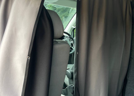 For VW T6/T6.1 Transporter Cab Divider Curtain Kit with Rail Premium Quality - Van-X