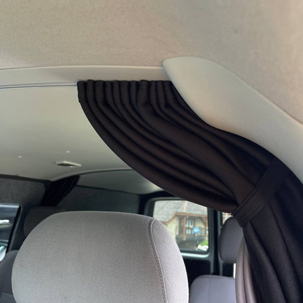 For Transit MK6 & MK7 Cab Divider Curtain Kit with Rail | Premium Quality Divider for Transit MK6 & MK7 Van, Easy Install & Durable - Van-X