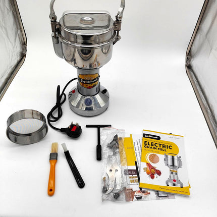 Electric Grain Grinder 700g High Speed Stainless Steel Mill 300 Mesh CGOLDENWALL