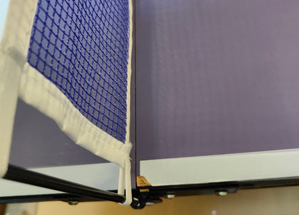 REXOUS Midsize Folding Ping Pong Table Game Set 2 Paddles 3 Balls, Net 30''x54''