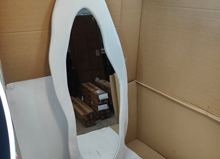 Asymmetrical Wavy Full Length Mirror 168x68cm Arch Floor Standing CEIEVER