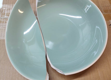 Karaca Abby Stoneware Dinner Set for 6 - Elegant Tableware, 23 Piece, Green