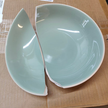 Karaca Abby Stoneware Dinner Set for 6 - Elegant Tableware, 23 Piece, Green
