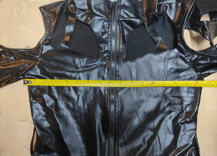Catwoman Costume Women Size M – Black Catsuit with Mask, Tail & Belt