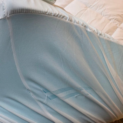 Memory Foam Mattress Topper 135x190cm Orthopaedic Dual Layer Enhancer