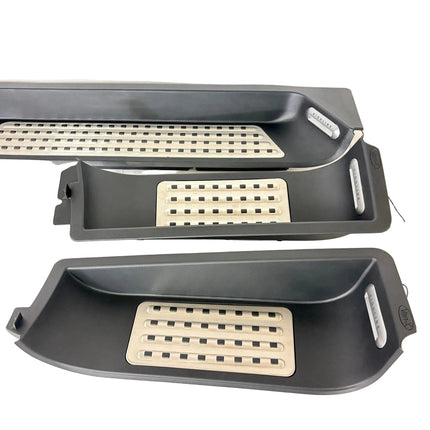 For VW T6.1 Set of 3 Caravelle Style Full Step LED Light Highline Logo | Van-X