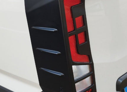 For MAN TGE Rear Light Guards Matte Black (2018-2025) | Tail Light Protectors | Van-X