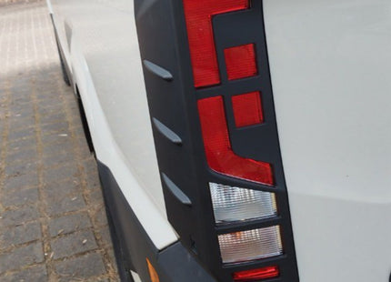 For VW Crafter Rear Light Guards Matte Black (2018-2025) | Tail Light Protectors | Van-X